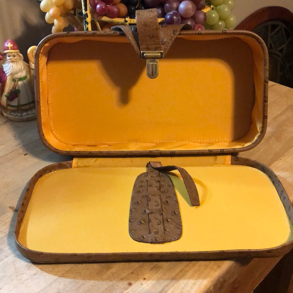 Antique John Wanamaker Ostrich Men’s Cigar Humidor.  Original one of a kind!! - Picture 7 of 11